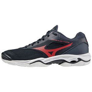 Zapatillas Balonmano Mizuno Wave Phantom 2 Hombre Negros/Rojos | Mexico-159278